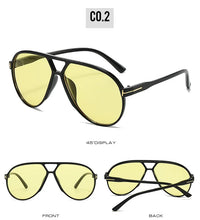 Load image into Gallery viewer, Retro Large Pilot Sunglasses