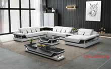 Load image into Gallery viewer, Modern Minimalist Genuine Leather Sectional Sofa