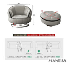 Load image into Gallery viewer, Luxury L-Shaped Genuine Leather Sectional Sofa with Bluetooth Speaker