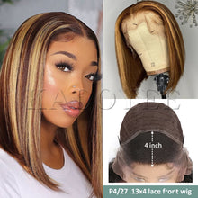 Load image into Gallery viewer, Brazilian Straight Colored Human Hair Wig