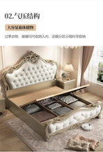 Load image into Gallery viewer, European Double Luxury Aesthetic Princess Bed