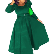 Load image into Gallery viewer, Short Sleeve Split bodycon ruffles midi prom Dress