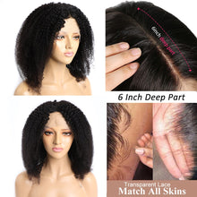 Load image into Gallery viewer, Mongolian Curly Lace Front Human Hair Wig
