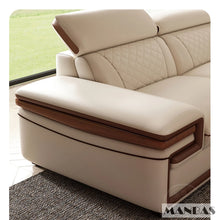 Load image into Gallery viewer, Premium Italian Genuine Leather Sofa Set