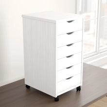 Load image into Gallery viewer, White 7-Drawer Storage Cabinet