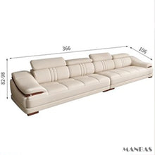 Load image into Gallery viewer, Elegant Leather Sectional Sofa Sets