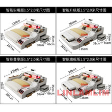 Load image into Gallery viewer, Modern Multifunctional Smart Tech Futuristic Bed