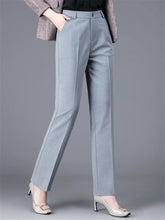 Load image into Gallery viewer, Elegant Slim Fit Office Suit Pants