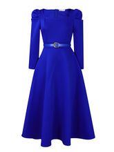 Load image into Gallery viewer, Short Sleeve Split bodycon ruffles midi prom Dress