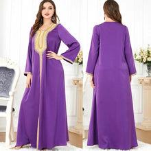 Load image into Gallery viewer, Elegant Purple Kaftan