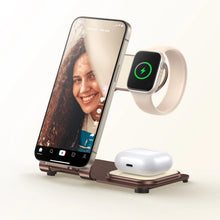 Load image into Gallery viewer, Charging Station 3 in 1, Fast Wireless Charger Stand for iPhone