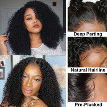 Load image into Gallery viewer, Mongolian Curly Lace Front Human Hair Wig