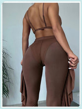 Load image into Gallery viewer, 3-Piece Floral Print Knot Front Bikinis