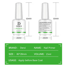 Load image into Gallery viewer, Fast Air Dry Primer Acid-Free No Wipe Base and Top Coat Gel Nail Polish