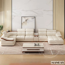 Load image into Gallery viewer, Elegant Leather Sectional Sofa Sets