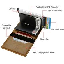 Load image into Gallery viewer, Men Card Holder Wallets