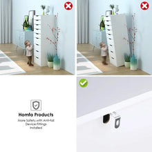 Load image into Gallery viewer, White 7-Drawer Storage Cabinet