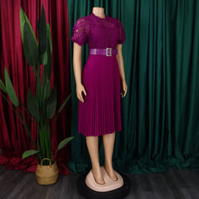 Load image into Gallery viewer, Elegant Luxury Pleated Lace Dresses