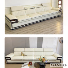 Load image into Gallery viewer, Premium Italian Genuine Leather Sofa Set