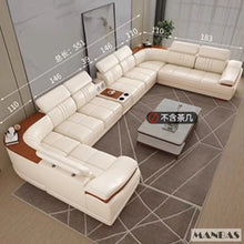Load image into Gallery viewer, Elegant Leather Sectional Sofa Sets