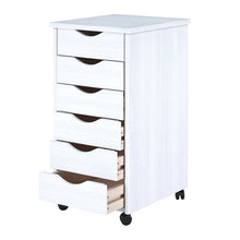 Load image into Gallery viewer, White 7-Drawer Storage Cabinet