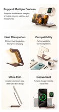 Load image into Gallery viewer, Charging Station 3 in 1, Fast Wireless Charger Stand for iPhone