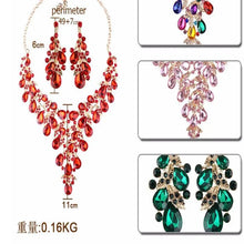 Load image into Gallery viewer, Exaggerated Rhinestone Jewelry Set