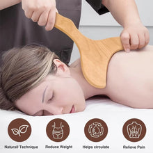 Load image into Gallery viewer, Natural Wooden Lymphatic Drainage Massager