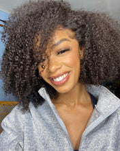 Load image into Gallery viewer, Kinky Afro Curly Wigs With Bangs