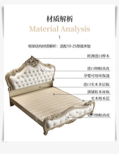 Load image into Gallery viewer, European Double Luxury Aesthetic Princess Bed