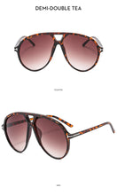 Load image into Gallery viewer, Luxury Brand Oversized Sunglasses women Men Retro Pilot Ins Trending Sun Glasses Driving Shades UV400 Eyeglasse