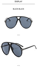 Load image into Gallery viewer, Luxury Brand Oversized Sunglasses women Men Retro Pilot Ins Trending Sun Glasses Driving Shades UV400 Eyeglasse