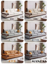 Load image into Gallery viewer, Premium Italian Genuine Leather Sofa Set