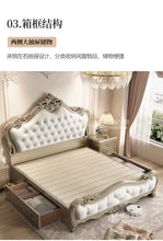 Load image into Gallery viewer, European Double Luxury Aesthetic Princess Bed
