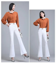 Load image into Gallery viewer, High Waist Flare Pants