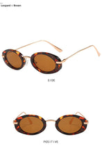 Load image into Gallery viewer, Retro Oval Sunglasses