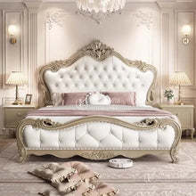 Load image into Gallery viewer, European Double Luxury Aesthetic Princess Bed