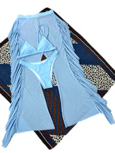 Load image into Gallery viewer, 3-Piece Floral Print Knot Front Bikinis