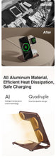 Load image into Gallery viewer, Charging Station 3 in 1, Fast Wireless Charger Stand for iPhone