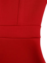 Load image into Gallery viewer, Short Sleeve Split bodycon ruffles midi prom Dress