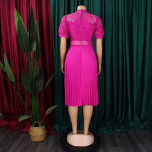 Load image into Gallery viewer, Elegant Luxury Pleated Lace Dresses