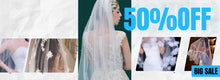 Load image into Gallery viewer, Pearls Bridal Veil