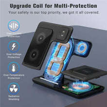 Load image into Gallery viewer, 3 In 1 Wireless Charger Stand Pad For iPhone