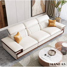 Load image into Gallery viewer, Premium Italian Genuine Leather Sofa Set