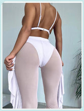 Load image into Gallery viewer, 3-Piece Floral Print Knot Front Bikinis