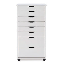 Load image into Gallery viewer, White 7-Drawer Storage Cabinet
