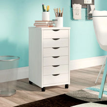 Load image into Gallery viewer, White 7-Drawer Storage Cabinet