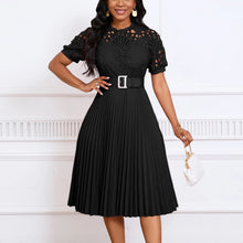 Load image into Gallery viewer, Elegant Luxury Pleated Lace Dresses