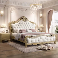 Load image into Gallery viewer, European Double Luxury Aesthetic Princess Bed