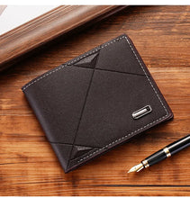 Load image into Gallery viewer, Three-fold Men's Wallet